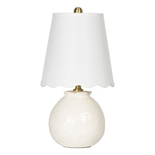 Regina Andrew Amoria Mini Lamp with Scalloepd Shade For Sale
