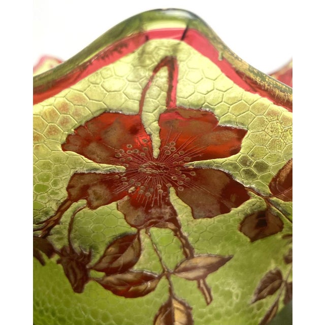 French Art Nouveau Baccarat Crystal Cup, 1880 For Sale - Image 3 of 16