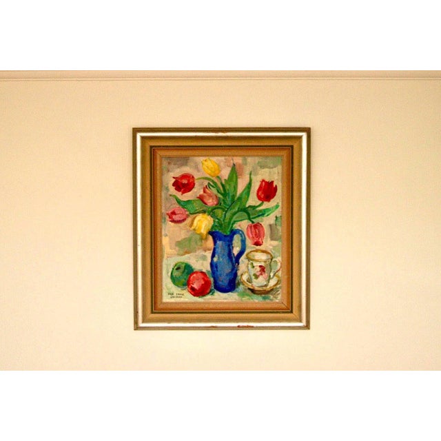 Karl Enoch Ohlsson, Tea, 1960s, Oil on Panel, Framed For Sale - Image 11 of 18