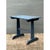 Vintage Distressed Blue Wood Side Table For Sale - Image 9 of 12