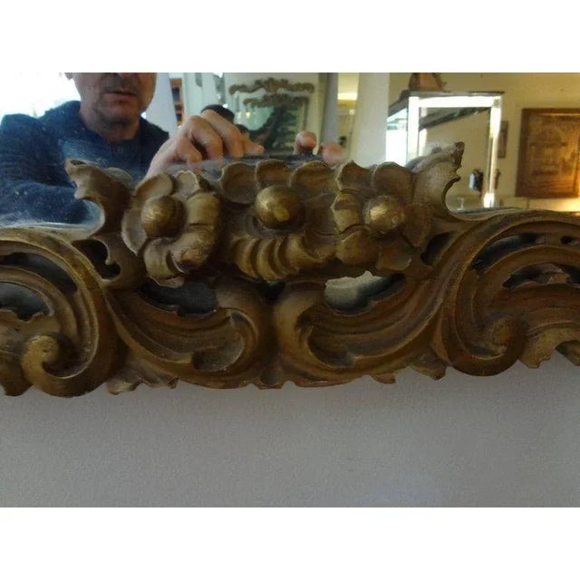 Italian Mid-Century Dorothy Draper Style Painted and Giltwood Mirrors-Pair For Sale In Houston - Image 6 of 9