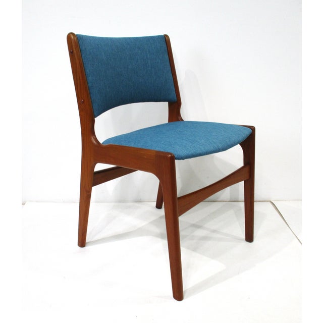 Erik Buch Teak Upholstered Dining Chairs Model 89 Denmark For Sale - Image 9 of 13