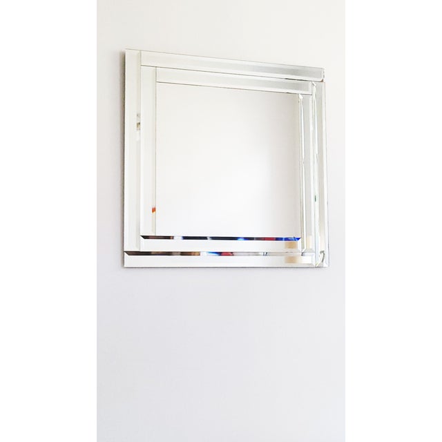 Art Deco Style Facetted Mirror, 1970s For Sale - Image 3 of 11