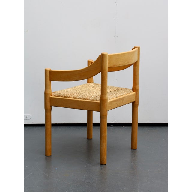 Carimate Carver Chairs attributed to Vico Magistretti for Cassina, 1960s, Set of 2, in Good conditions. Designed 1960 to...