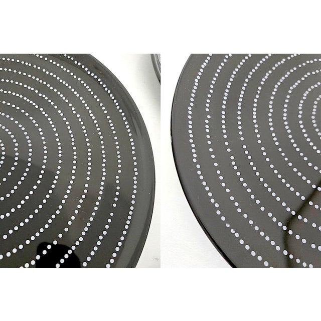 Vintage Syntes Konst Ceramic Dinner Plates From Ikea, Set of 4 For Sale - Image 12 of 16