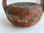 Antique Chinese Rattan Lidded Sewing Basket Asian Decor For Sale - Image 9 of 13