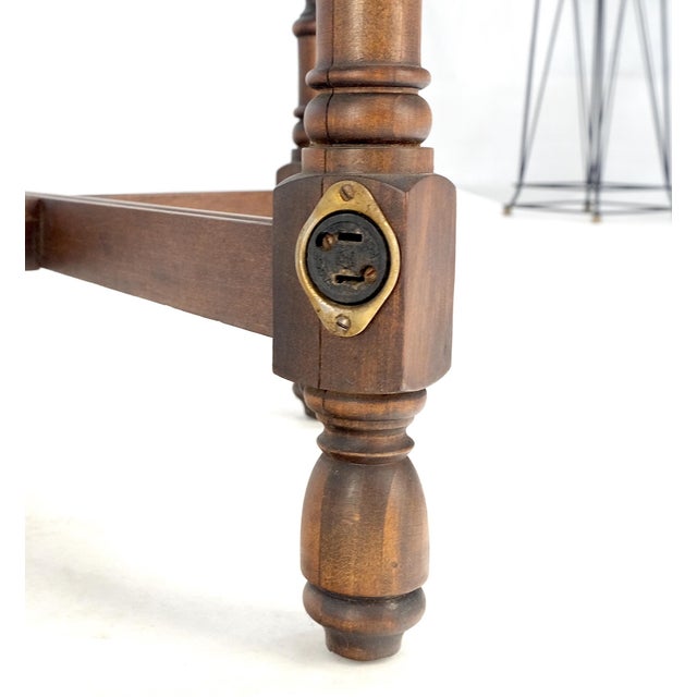 Antique c1920s Tube Radio Stunning American Walnut Cabinet Lift Top Table MINT For Sale - Image 10 of 18
