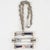 Emilio Pucci Futuristic Silvered Metal and Silk Abstract Geometric Necklace For Sale - Image 9 of 9