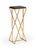 Wildwood Malcolm Stone Pedestal - Gold For Sale In Raleigh - Image 6 of 6