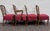Vintage French Provincial French Louis XV Style Upholstered Dining Chairs For Sale - Image 4 of 7