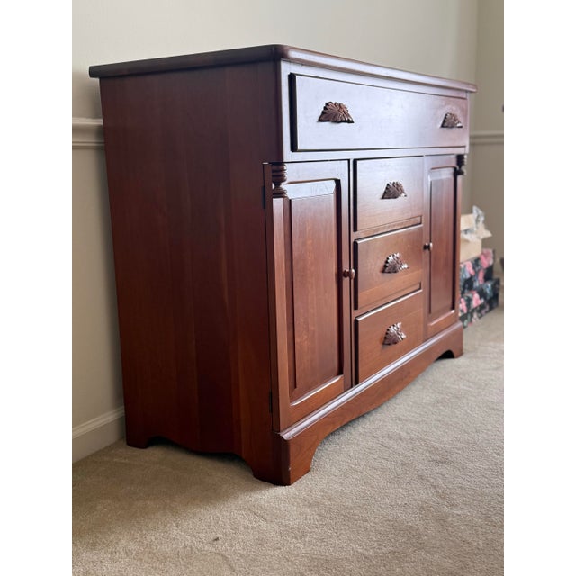 Brown Carl Forslund Buffet/Sideboard Cherry Finish For Sale - Image 8 of 12