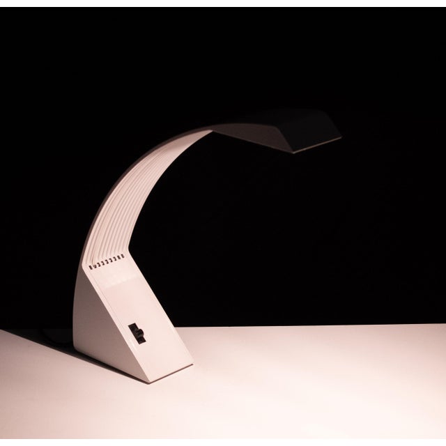 Minimalist Postmodern Arcobalena Table Lamp by Marco Zotta, Italy, 1980s For Sale - Image 9 of 14