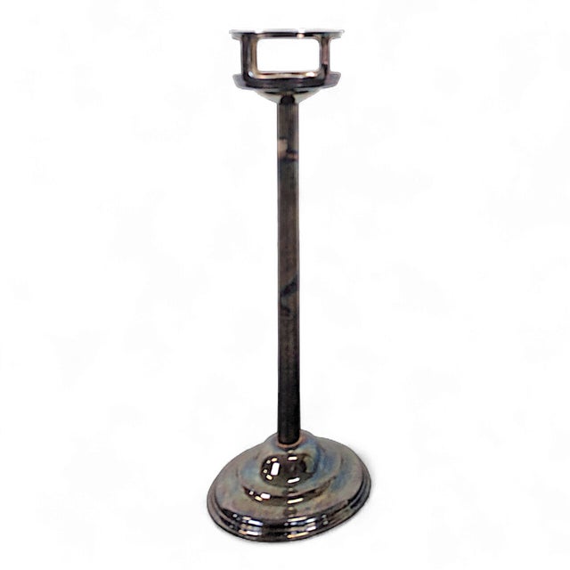 Metal European Silver-Plated Champagne Bucket Holder For Sale - Image 7 of 7