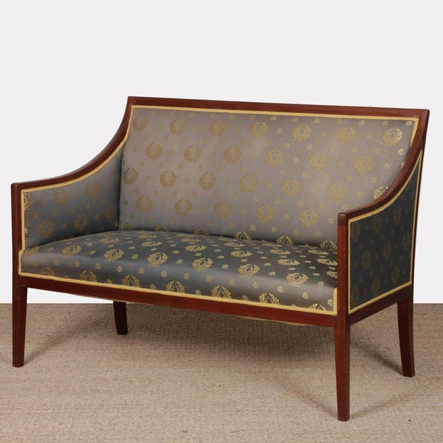 Bench in the style of Jean-Michel Frank, 1930s For Sale - Image 10 of 10