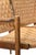 Mid-Century Two-Seater Sofa in Teak and Straw For Sale - Image 3 of 6