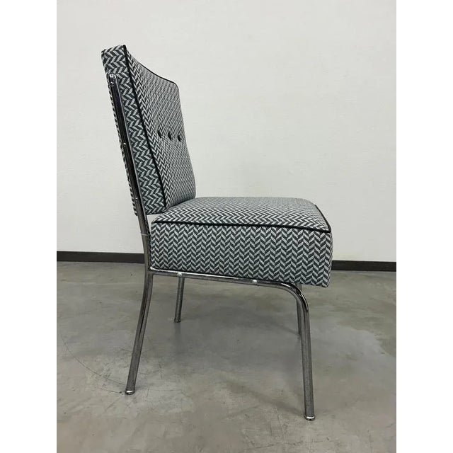 Gray Mid-Century Modern Tubular Steel Chair by Jozsef Peresztegi, 1970s For Sale - Image 8 of 11