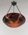 Charles Schneider French Art Deco Pendant Light by Le Verre Francais Schneider - 1925 Cameo Chandelier France For Sale - Image 4 of 12