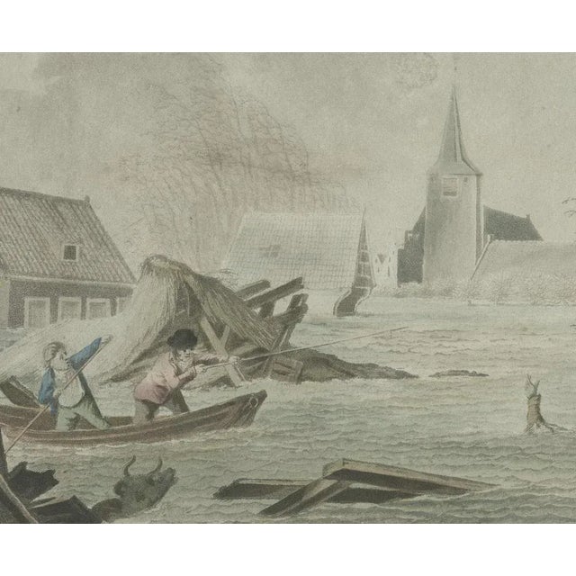 Flood Catastrophe in Oosterhout, 1820, Paper For Sale - Image 5 of 6
