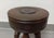 Brutalist Antique Brutalist Stool in Turned Wood DLG by Charles Dudouyt, 1970s For Sale - Image 3 of 15