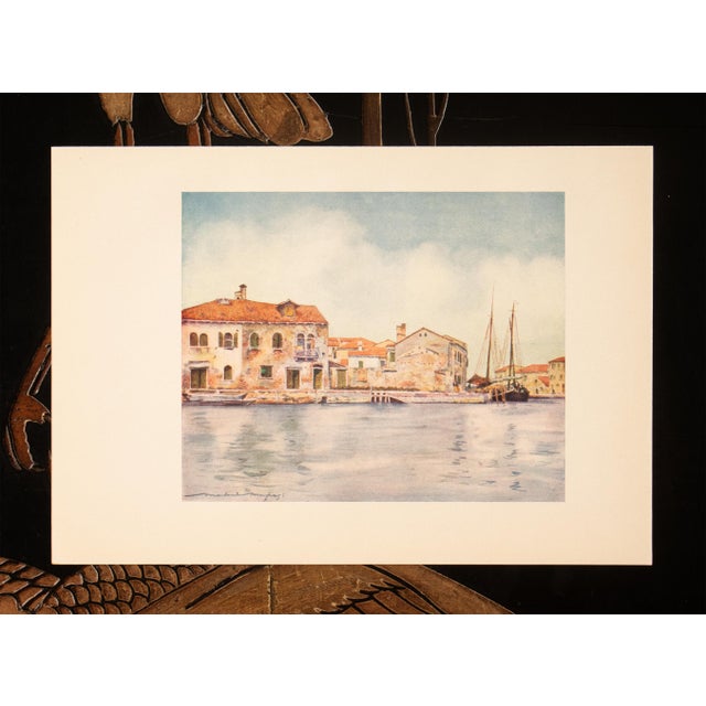 1912 Mortimer Menpes "Giudecca", Original Full-Color Print of Venice For Sale - Image 4 of 6