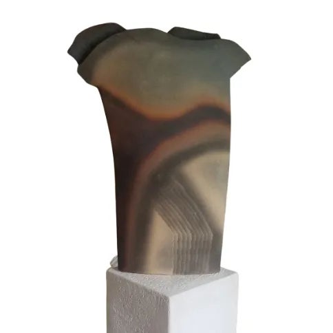 Rare and stunning abstract sculpture by Crispin Gonzales! Better in person having trouble with lighting in these photo's....