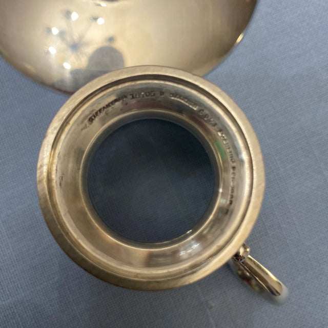 Victorian 1970s Vintage Tiffany & Co. Sterling Silver Demitasse Cups With Lenox Inserts Set- 12 Pieces For Sale - Image 3 of 10