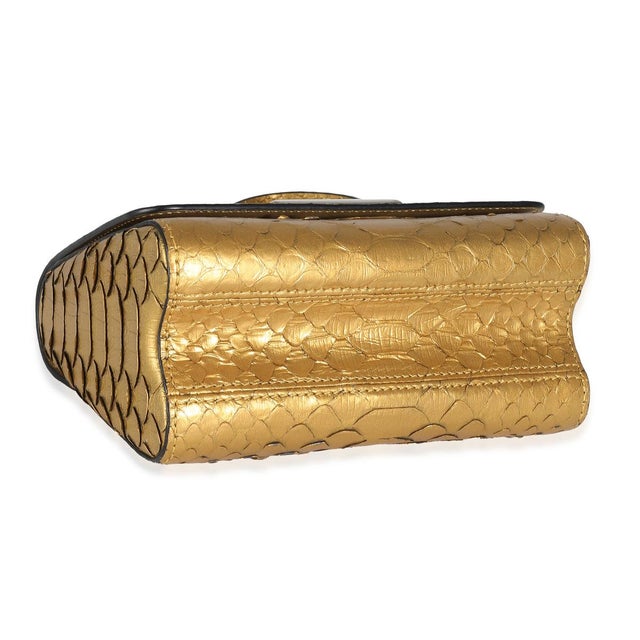 Metal Metallic Gold Python Twist PM For Sale - Image 7 of 8