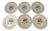 Vintage Dinner Plates with Floral Motif from Sarreguemines, 1920s, Set of 6 For Sale