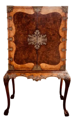 Late 20th Century Jonathan Charles Writing Cabinet Queen Anne Windsor Collection