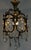 French Art Deco Brass Crystal Chandelier, 1940s For Sale - Image 12 of 13