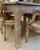Harrison Van Horn Rare 1970s Harrison Van Horn Grasscloth Dining Table – Natural Brown With 2 Leaves For Sale - Image 4 of 12