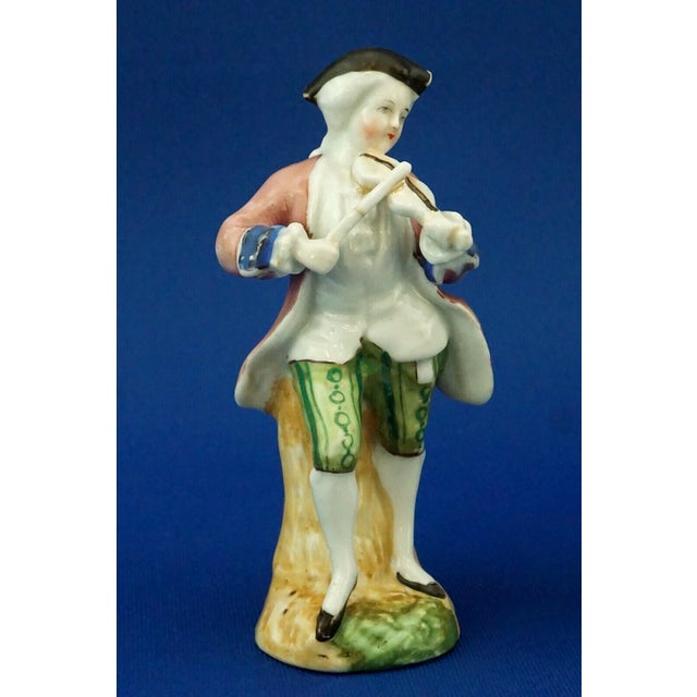 19th Century Dancing Couple Sculptures, Staffordshire, United Kingdom, Set of 2 For Sale - Image 14 of 18