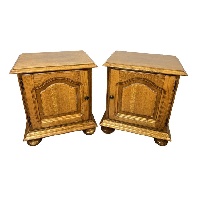 Vintage French Style Bedside Tables, Set of 2 For Sale