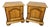 Vintage French Style Bedside Tables, Set of 2 For Sale