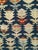 Navy Blue Vintage Kurdish Kilim Rug, Hand-Woven All-Over Paisley Pattern, Blue & Brick, 6x9 For Sale - Image 8 of 13