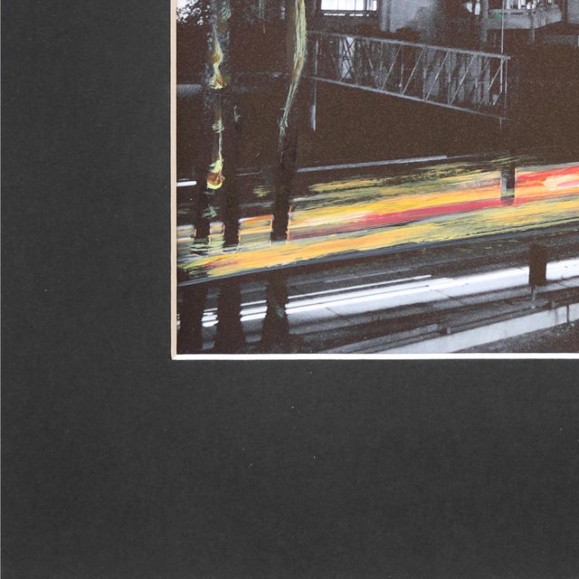Contemporary Downtown La Split 2 - Original Downtown Los Angeles Cityscape Acrylic on Photograph by Pete Kasprzak For Sale - Image 3 of 6