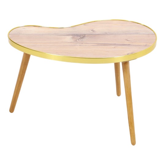 Mid-Century Kidney-Shaped Table or Plant Stand For Sale