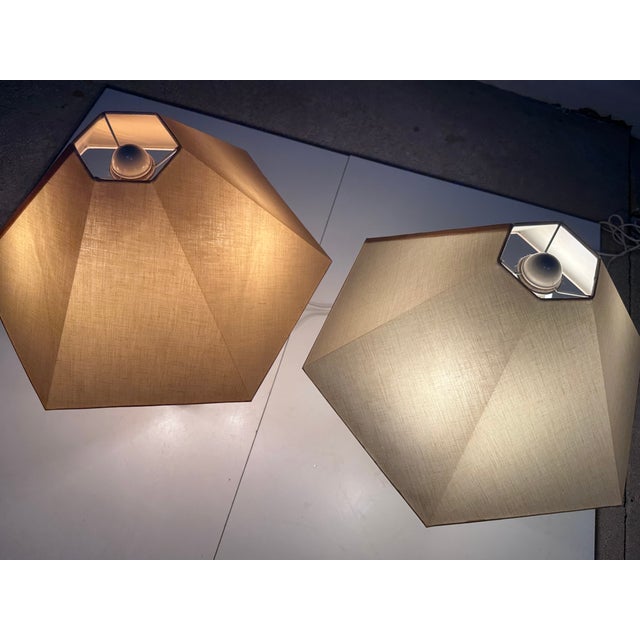 Vintage Glass Art Table Lamps by Peill & Putzler, Germany, 1970s, Set of 2 For Sale - Image 4 of 18