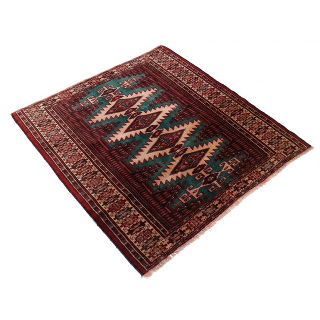 Pasargad DC Fine Hand-Knotted Torkaman For Sale - Image 4 of 4