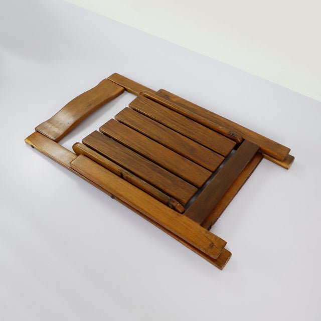 Mid-Century Modern Folding Chairs - a Pair For Sale - Image 6 of 7