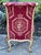 French Rococo Boudoir Side Chair Red Gold Giltwood Cabriole Leg Medallion Urn For Sale - Image 13 of 16
