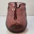 Pilgrim Art Mid Century Pilgrim Amethyst Crackle Glass Pitcher For Sale - Image 4 of 7