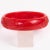 1940s Bakelite Carved Bracelet Bangle Magenta Red Marble For Sale - Image 5 of 5