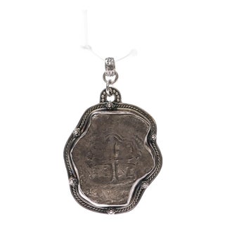 "8 Reales" Silver Coin, Circa 1640 For Sale