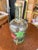 Farmhouse Hand Painted Blown Glass Zinfadel Wine Decanter/ Dispenser For Sale - Image 3 of 7
