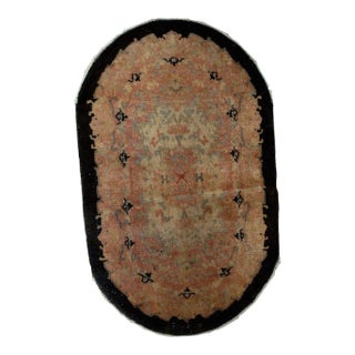 1920s Handmade Antique Art Deco Chinese Rug For Sale