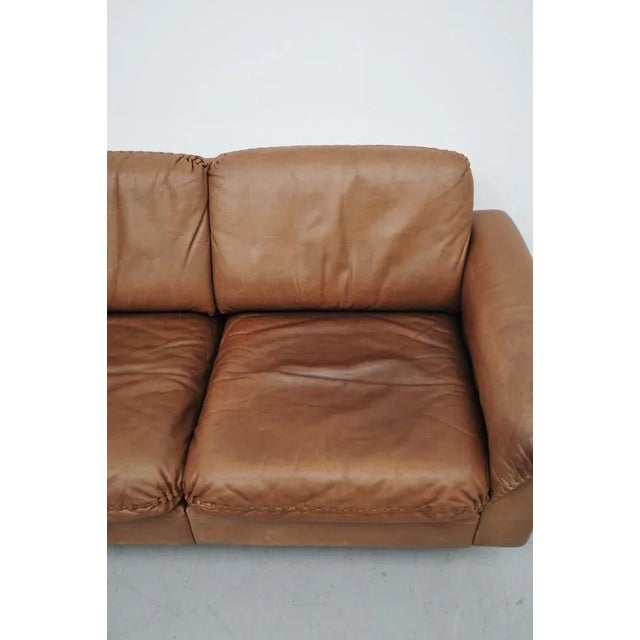 Animal Skin Leather DS41A Sofa from de Sede, 1970s For Sale - Image 7 of 13