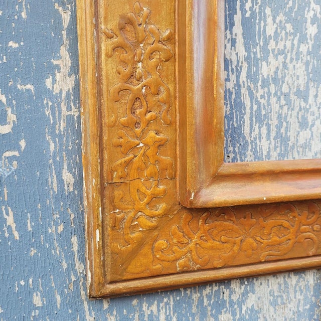 17th Century Style Lacquered Wooden Frame, Italy, Late 19th-Early 20th Century For Sale - Image 3 of 13