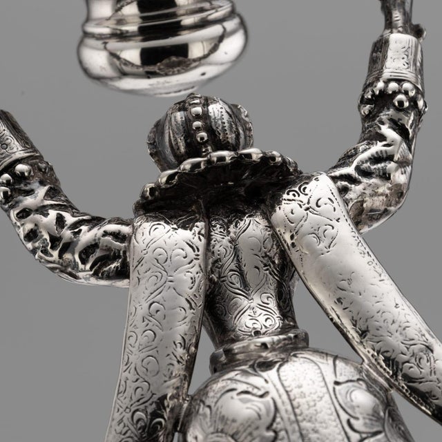 Antique Dutch Silver Wedding Wager Cup, 1911 For Sale - Image 16 of 18