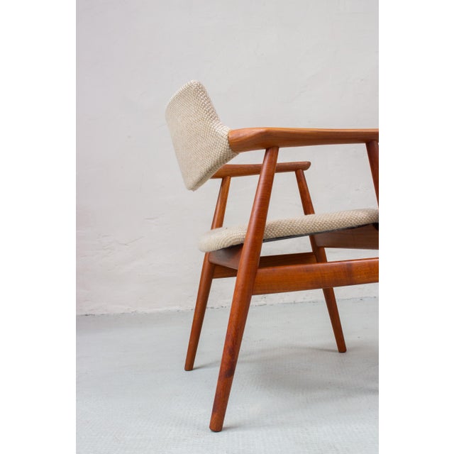 Mid-Century Modern Mid-Century Danish GM11 Chair in Teak by Erik Kirkegaard for Glostrup, 1960s For Sale - Image 3 of 18